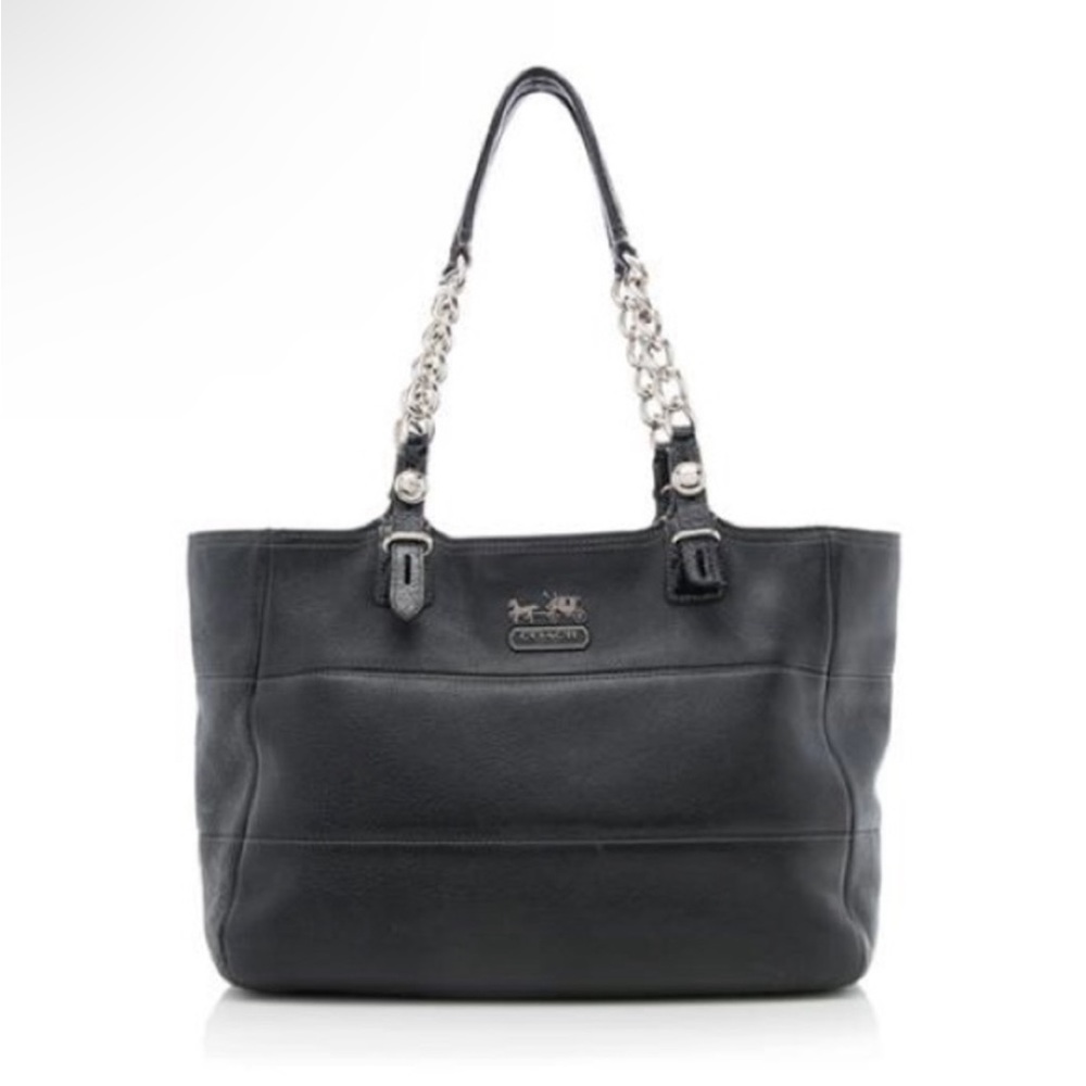 Coach Tribeca East West Black Tote